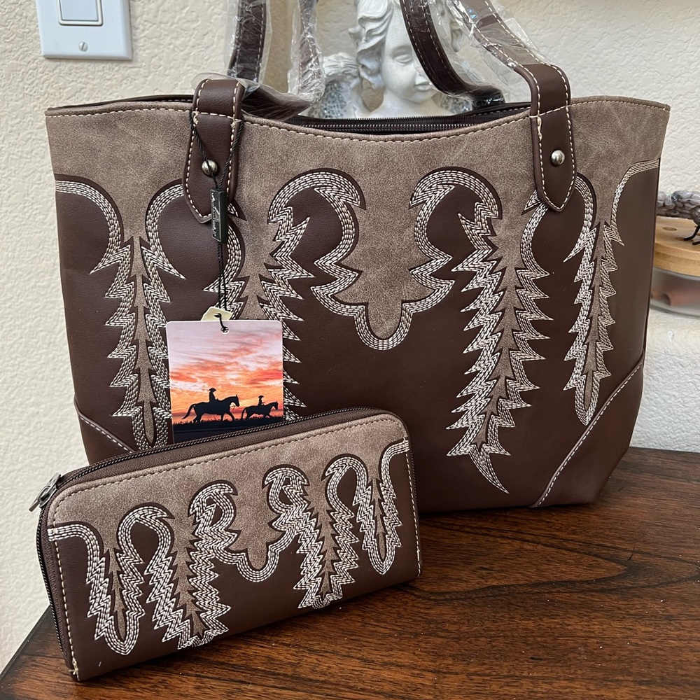 American Bling purse & Wallet Set